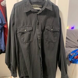 Levi Strauss & Co. Black Button-Up Shirt